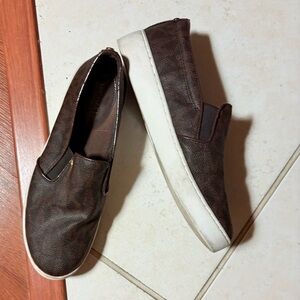 Michael Kors Brown Slip-On Loafers